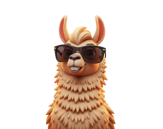 Mascota de ¿Quién Soy? - Pato con lentes de sol